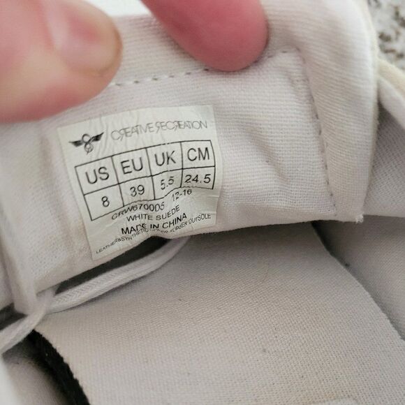 Creative Recreation  White sneakers size  8 - Picture 8 of 9